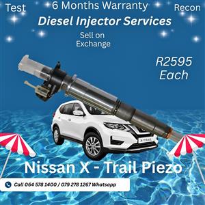 Xtrail Piezo diesel injectors