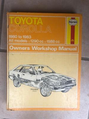 Toyota Corolla RWD Owners Manual 