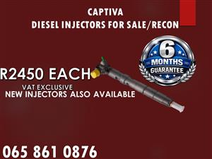 DIESEL INJECTORS FOR SALE FOR CAPTIVA DELPHI