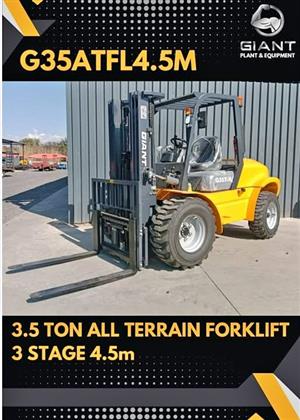 G35ATFL4.5M - 3.5 Ton All Terrain Forklifts