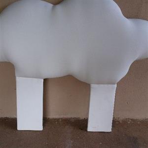 Cloud, upholstered kids headboard 