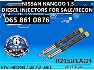 NISSAN KANGOO 1,5 DIESEL INJECTORS FOR SALE /RECON WITH WARRANTY DURBAN