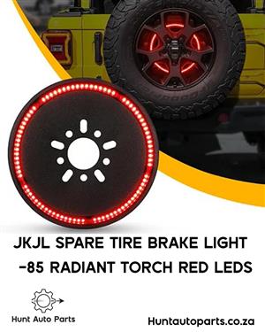 JKJL SPARE TIRE BRAKE LIGHT -85 RADIANT TORCH RED LEDS