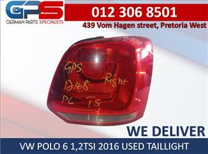 VW POLO 6 1.2TSI 2016 USED TAILLIGHT FOR SALE