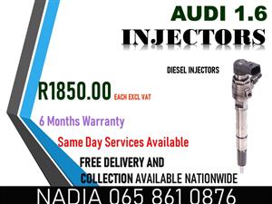 AUDI 1.6 DIESEL INJECTORS FOR SALE OR TO RECON