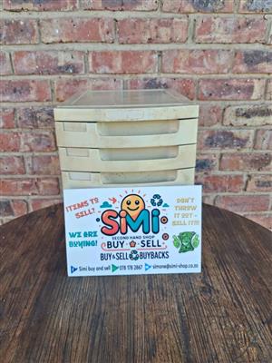 6 Drawer Plastic Storage Unit – Compact & Practical!