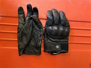 Summer gloves (Black leather)