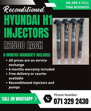HYUNDAI H1 INJECTORS FOR SALE WITH WARRANTY 