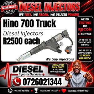 Hino 700 Truck diesel injectors for sale