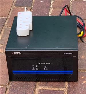 UPS sine wave Model: PSS SOHO600 with new 100 Ah battery