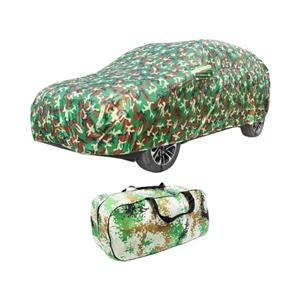Army Camouflage Car Cover with Bag for Medium Size vehicles