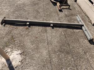 New steel wash line poles