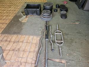 Assorted Gym equipment