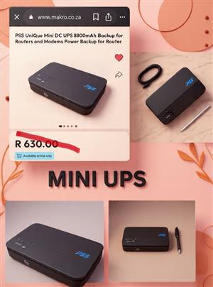 Brand new PSS UPS and Powerbank 