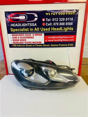 VW Golf 6 Rline right side xenon headlight 