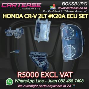 HONDA CR-V 2LT #K20A ECU SET R5000 EXCL VAT