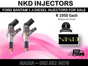 FORD BANTAM 1.4 DIESEL INJECTORS FOR SALE WITH 6 MONTH WARRANTY