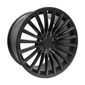 19″ 9368 5/112 Gloss Black Machine Face Alloy Wheels