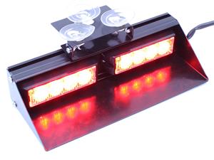Emergency Dash Mount Strobe Light with Controller (red)