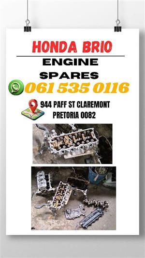 Honda brio engine spares 