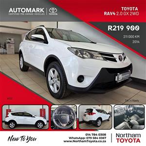 2014 TOYOTA RAV4 2.0 GX M/T