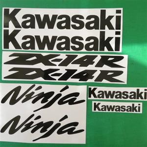 2008 Kawasaki ZX 14R stickers decals sets
