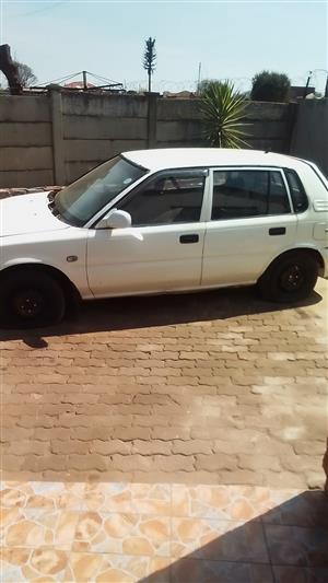 Toyota Tazz stripping for spares. 
