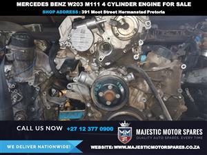 Mercedes Benz Merc M111 4 cylinder engine for sale 