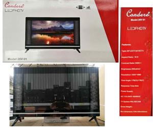Black Friday Condere 26" LED HD TV, New with 1 year warranty and FREE DELIVERY
