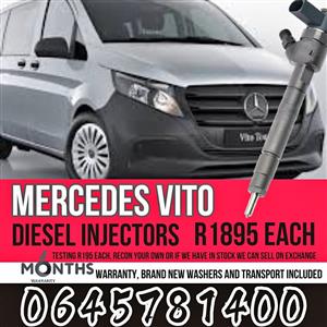 Mercedes Vito diesel injectors for sale