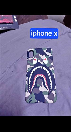 Iphone x back cover bape camo color