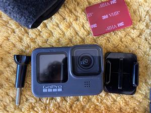 GoPro Hero 9 Black with 64G memory card and accessories