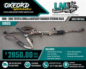 1998 Toyota Corolla Kentucky Rounder Steering Rack 