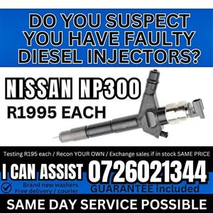 Nissan NP300 diesel injectors for sale