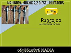 MAHINDRA MHAWK 2.2 DIESEL INJECTORS/FOR SALE OR RECON SERVICE