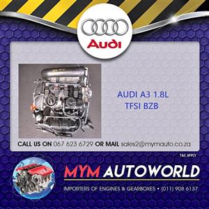 AUDI A3 1.8L TFSI BZB USED IMPORTED ENGINE