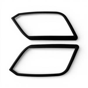 VW Amarok 2010+ Matt Black Headlight Trim