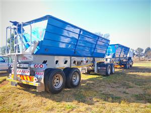 2023 PRBB 45 Cube Side Tipper Link Trailer - Hook & Go