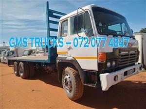 1986 HINO 15 TON (DOUBLE AXLE) FLATBED TRUCK FOR SALE (MT82)