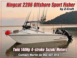 Kingcat 2206 with Twin 4-stroke 140Hp motors