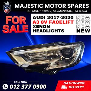 Audi A3 8V Facelift Xenon Headlights for Sale – New 