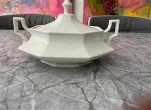 Johnson Brothers Heritage White ironstone serving pieces. Prices vary . Collect in Seapoint