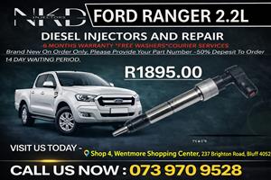 Ford Ranger 2.2L Diesel injectors 