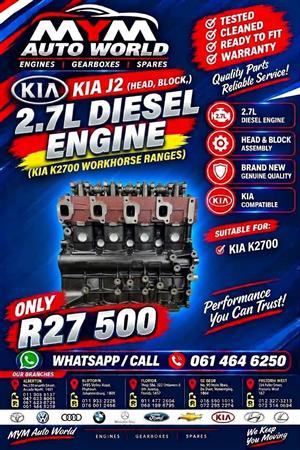 Kia J2 2.7L diesel engine 