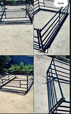 Isuzu single cab cattle rail