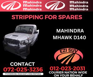 MAHINDRA MHAWK D140 NOW STRIPPING FOR SPARES | EZI SUV