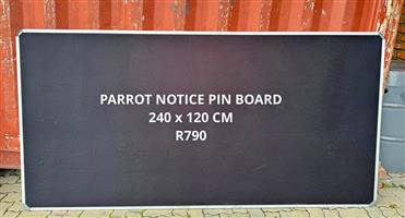 X-LARGE PARROT PIN NOTICE BOARD