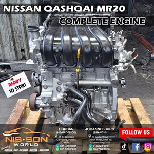 NISSAN QASHQAI MR20 COMPLETE ENGINE