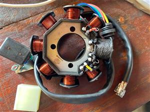 Stator. Meyerton bike scrapyard new and secondhand spares.