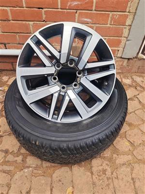 OEM Toyota fortuner spare wheel 